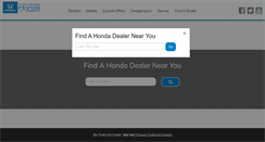 Desktop Screenshot of nghondadealers.com